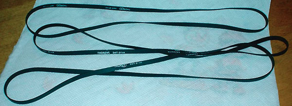 Thorens drive belts