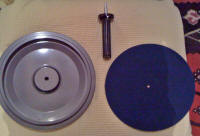 shindo platter, bearing and lead cloth mat.